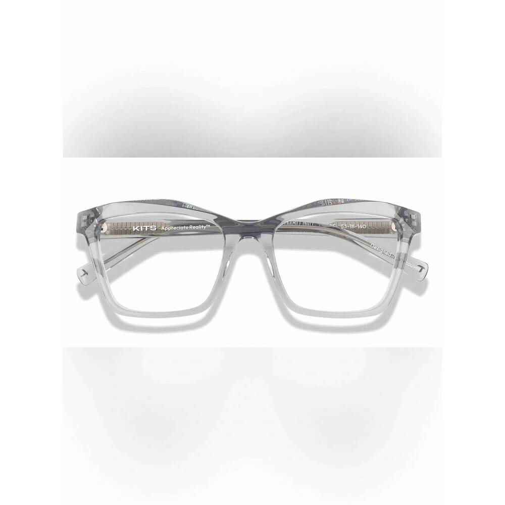NEW KITS women’s marcella cat eye acetate glasses with 1.00 level readers in whi